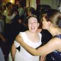 Joe and Lesley's CISU Wedding, Ipswich, Suffolk - 30th July 1998, Lesley gets a kiss