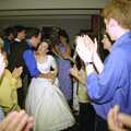 Joe and Lesley's CISU Wedding, Ipswich, Suffolk - 30th July 1998, There's some applause 