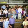 The crowds look on at at Social Club, Joe and Lesley's CISU Wedding, Ipswich, Suffolk - 30th July 1998