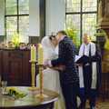 Joe and Lesley do the newly-married snog, Joe and Lesley's CISU Wedding, Ipswich, Suffolk - 30th July 1998