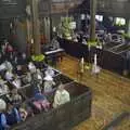 An aerial view of the congregation, Joe and Lesley's CISU Wedding, Ipswich, Suffolk - 30th July 1998