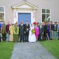 Group wedding shot, Joe and Lesley's CISU Wedding, Ipswich, Suffolk - 30th July 1998