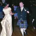 More dancing breaks out, Hamish and Jane's Wedding, Canford School, Wimborne, Dorset - 5th August 1998