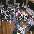 Dancing (from) the ceiling, Hamish and Jane's Wedding, Canford School, Wimborne, Dorset - 5th August 1998