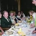 A magician does his thing, Hamish and Jane's Wedding, Canford School, Wimborne, Dorset - 5th August 1998