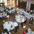 A view of the dining room, Hamish and Jane's Wedding, Canford School, Wimborne, Dorset - 5th August 1998