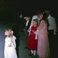 Children watch the fireworks, Hamish and Jane's Wedding, Canford School, Wimborne, Dorset - 5th August 1998