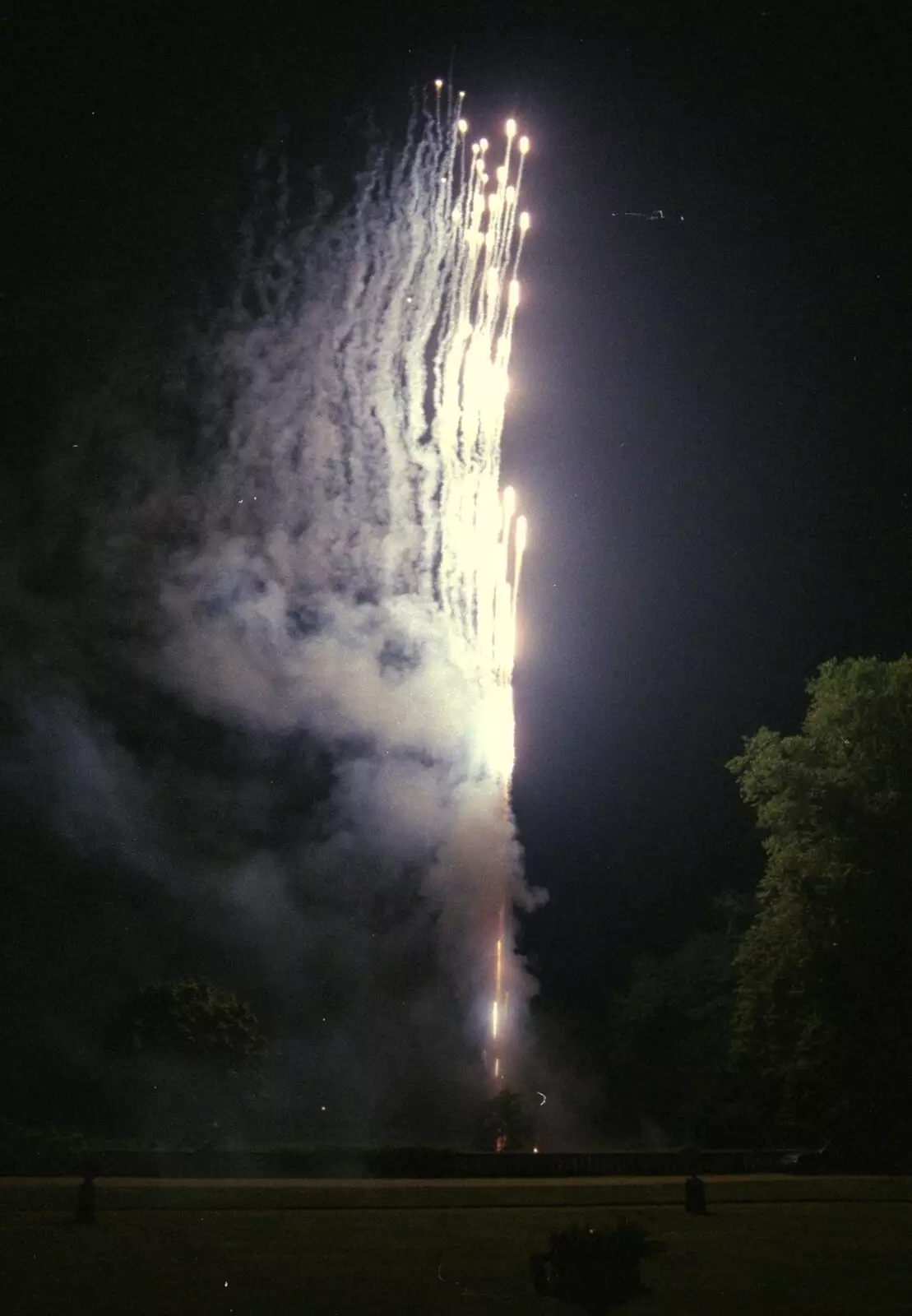 Wedding fireworks, from Hamish and Jane's Wedding, Canford School, Wimborne, Dorset - 5th August 1998