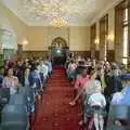 The wedding guests are seated, Hamish and Jane's Wedding, Canford School, Wimborne, Dorset - 5th August 1998