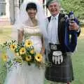 Jane and Hamish's dad, Hamish and Jane's Wedding, Canford School, Wimborne, Dorset - 5th August 1998