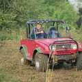 David Cork does a bit of off-road, Cider Making With Geoff and Brenda, Stuston, Suffolk - 10th September 1998