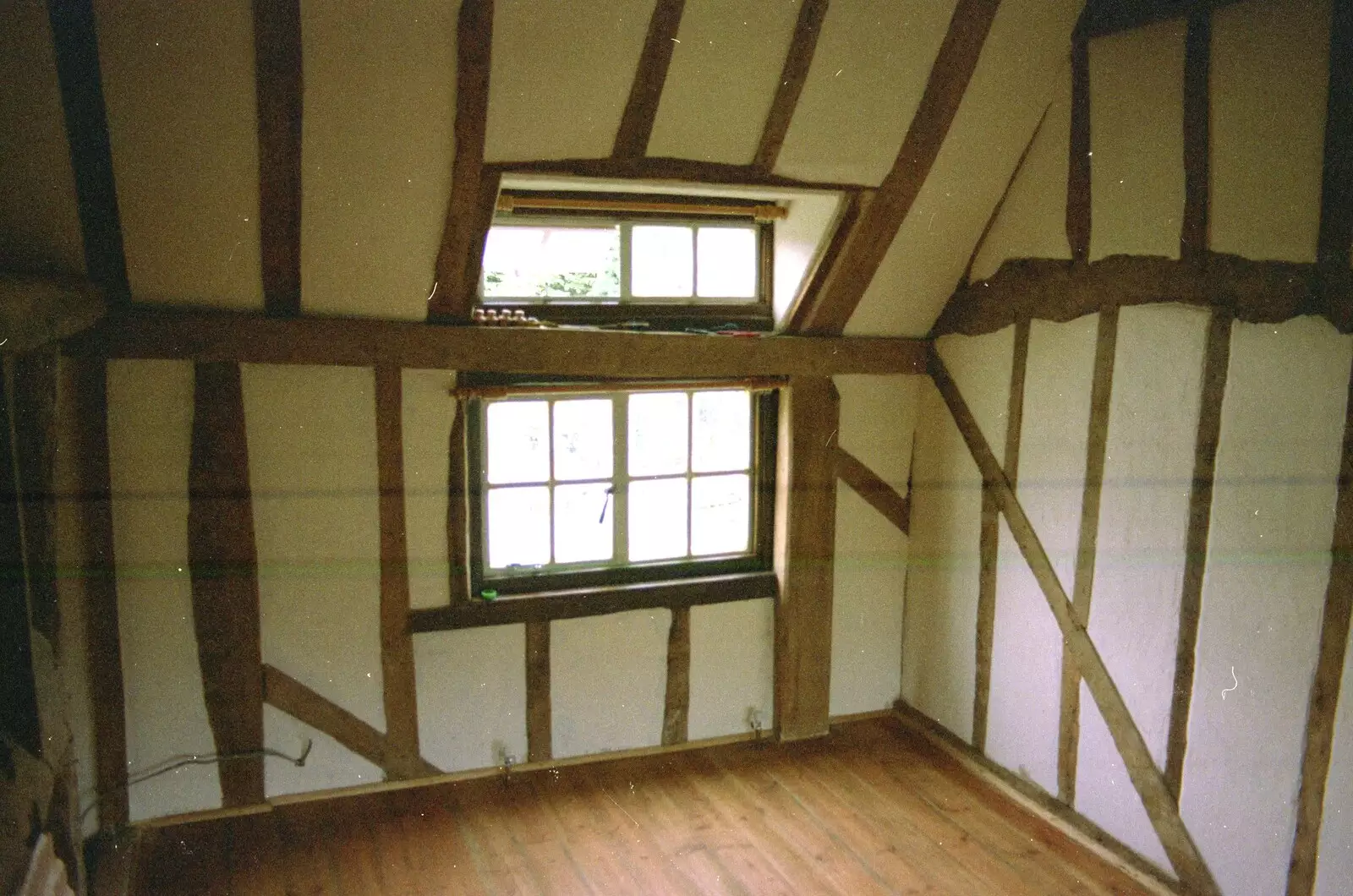 Another reconstructed-bedroom view, from Cider Making With Geoff and Brenda, Stuston, Suffolk - 10th September 1998