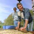 A Spot of Cider Making, Stuston, Suffolk - 10th September 1998, More tamping down
