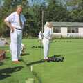 Tony inspects the bowling action, Cider Making With Geoff and Brenda, Stuston, Suffolk - 10th September 1998