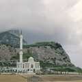 A mosque sits under misty mountains, The CISU Massive do Malaga, Spain - November 14th 1998