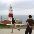 Jon Segger and Jason by the lighthouse, The CISU Massive do Malaga, Spain - November 14th 1998