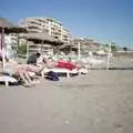 We have the beach almost to ourselves, The CISU Massive do Malaga, Spain - November 14th 1998