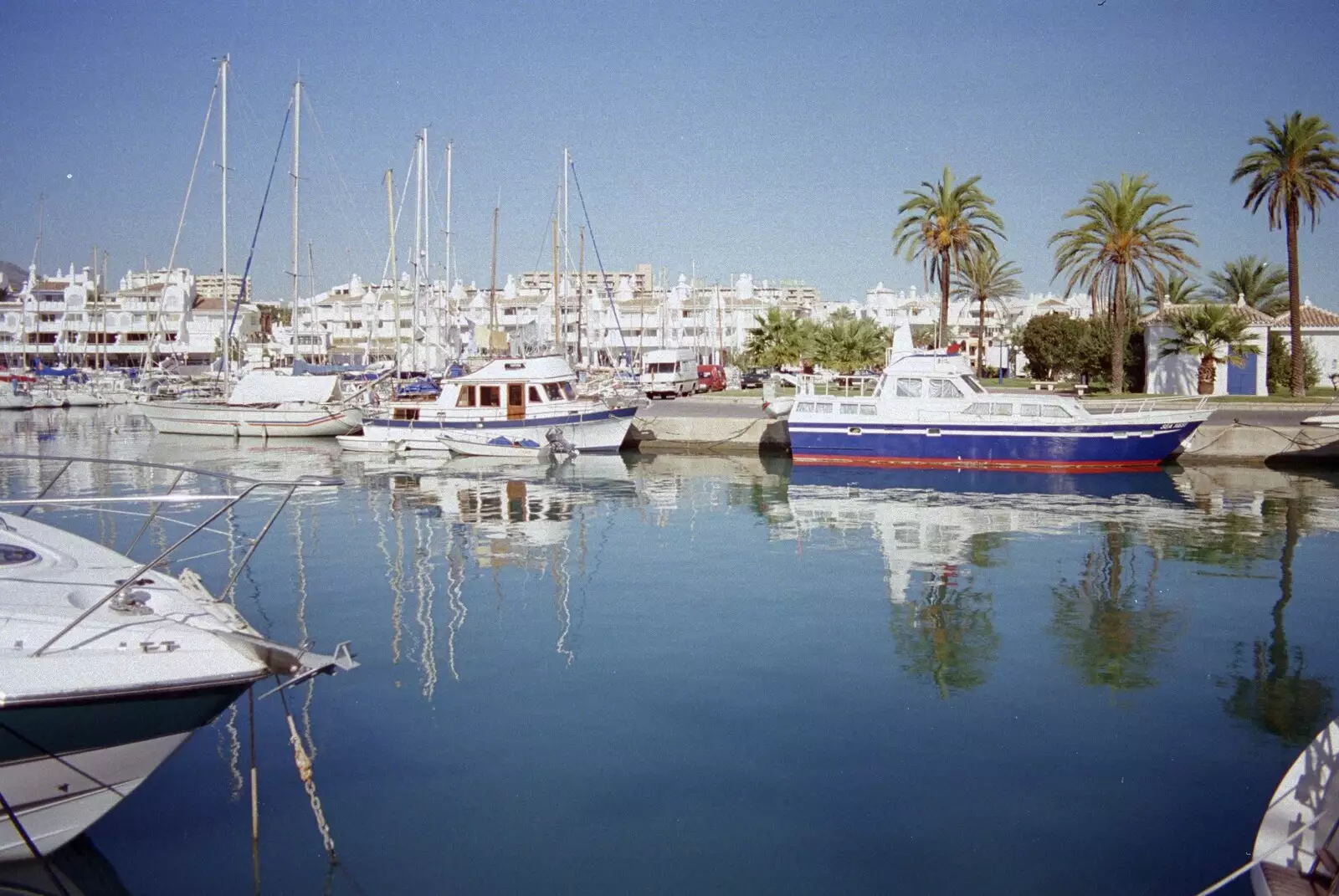 Boats in the marina at Benalmádena, from The CISU Massive do Malaga, Spain - November 14th 1998