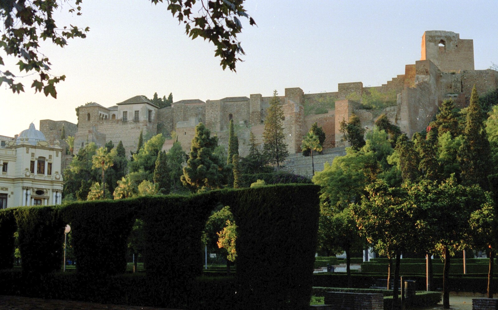 A Málaga hill fort from The CISU Massive do Malaga, Spain - November 14th 1998