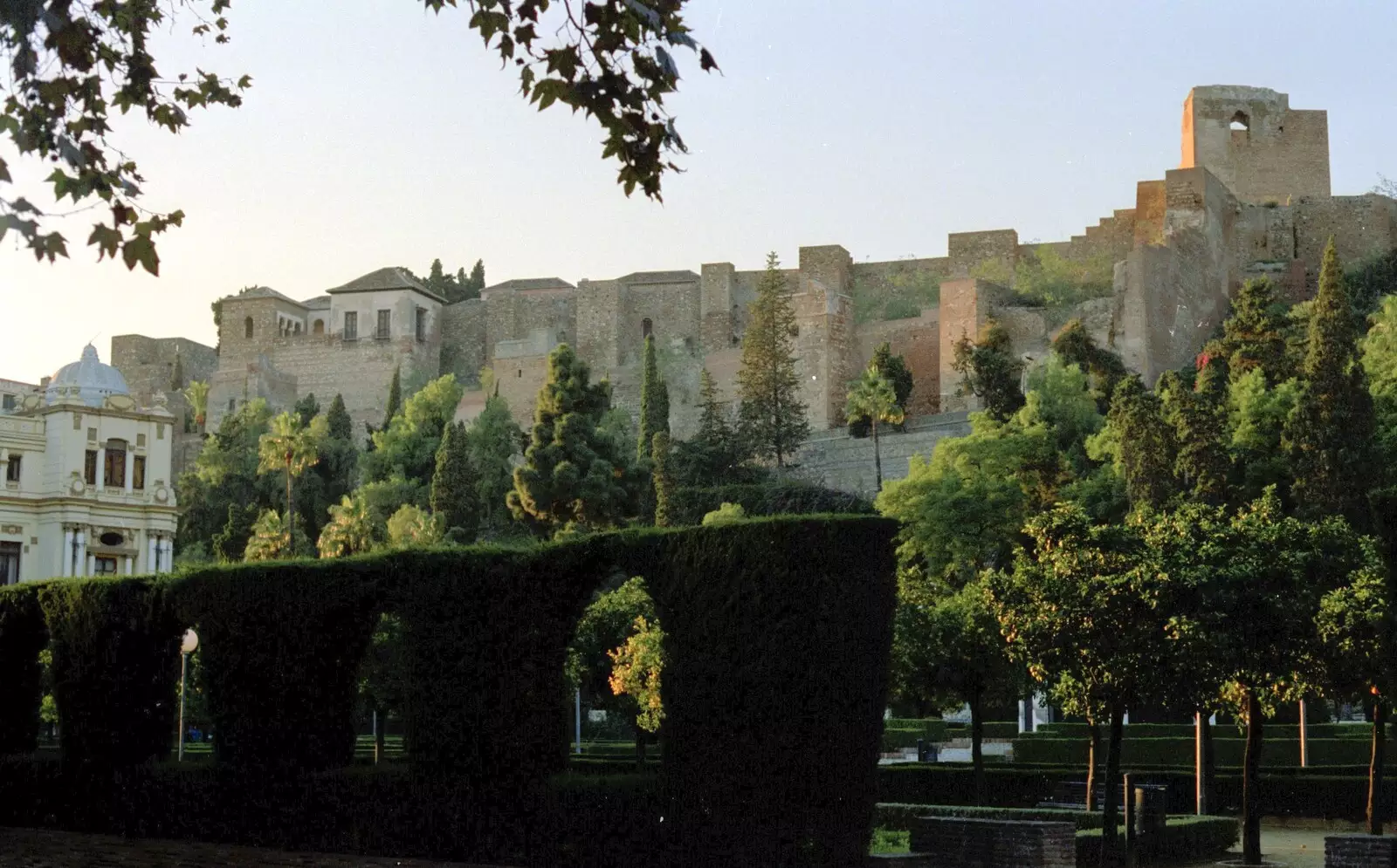 A Málaga hill fort, from The CISU Massive do Malaga, Spain - November 14th 1998