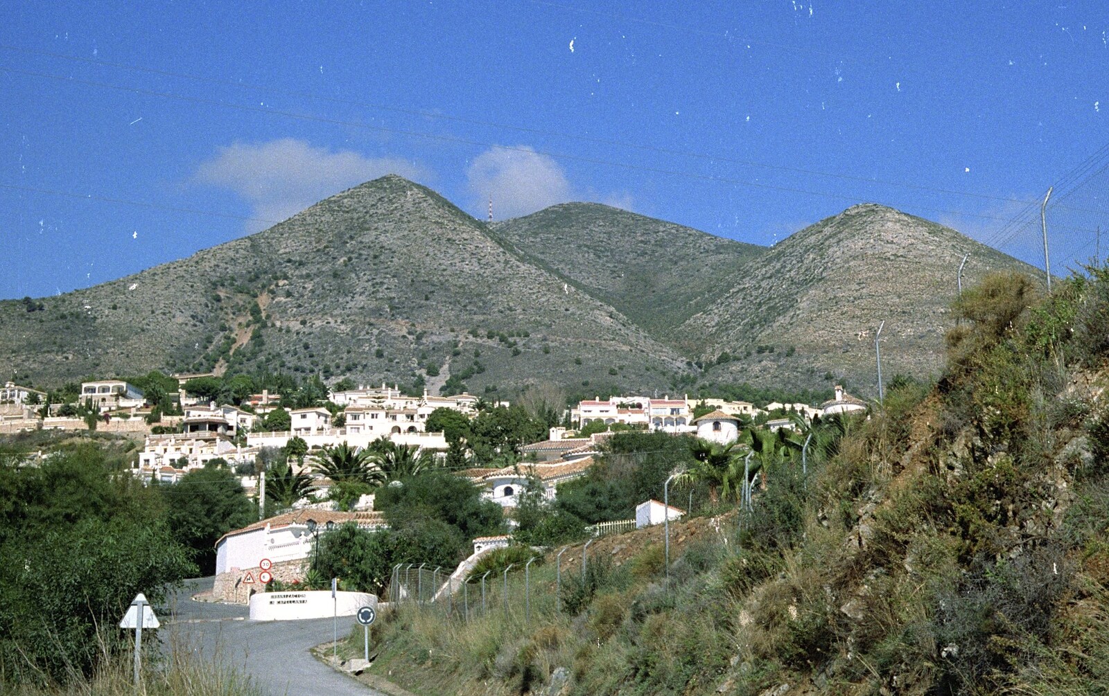 Cone-shaped hills from The CISU Massive do Malaga, Spain - November 14th 1998