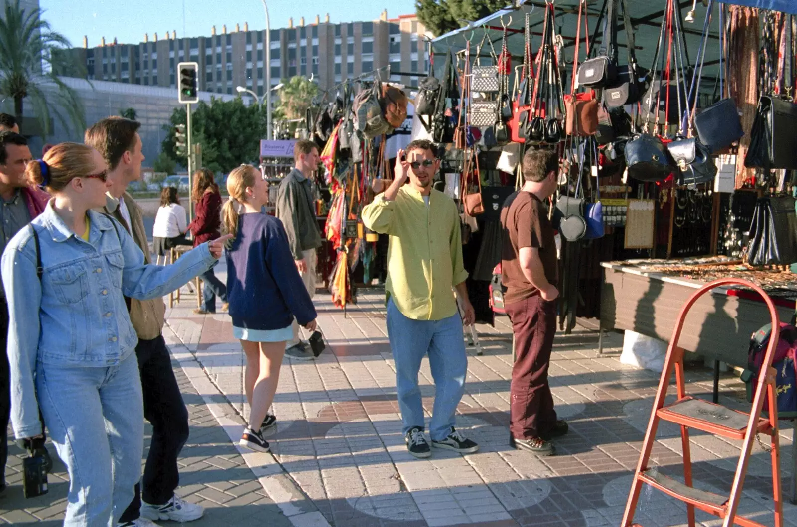 Street market, from The CISU Massive do Malaga, Spain - November 14th 1998