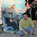 Paul poses with a Backstreet Boys poster, The CISU Massive do Malaga, Spain - November 14th 1998