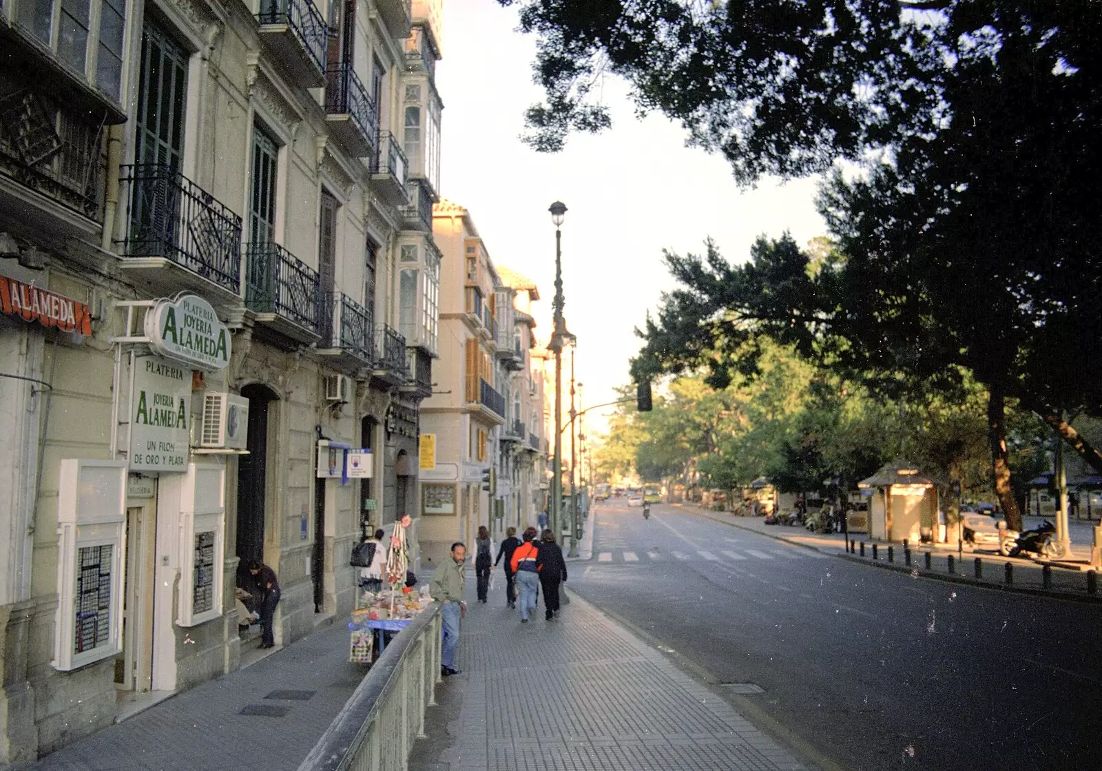 On the streets in old Malaga, from The CISU Massive do Malaga, Spain - November 14th 1998