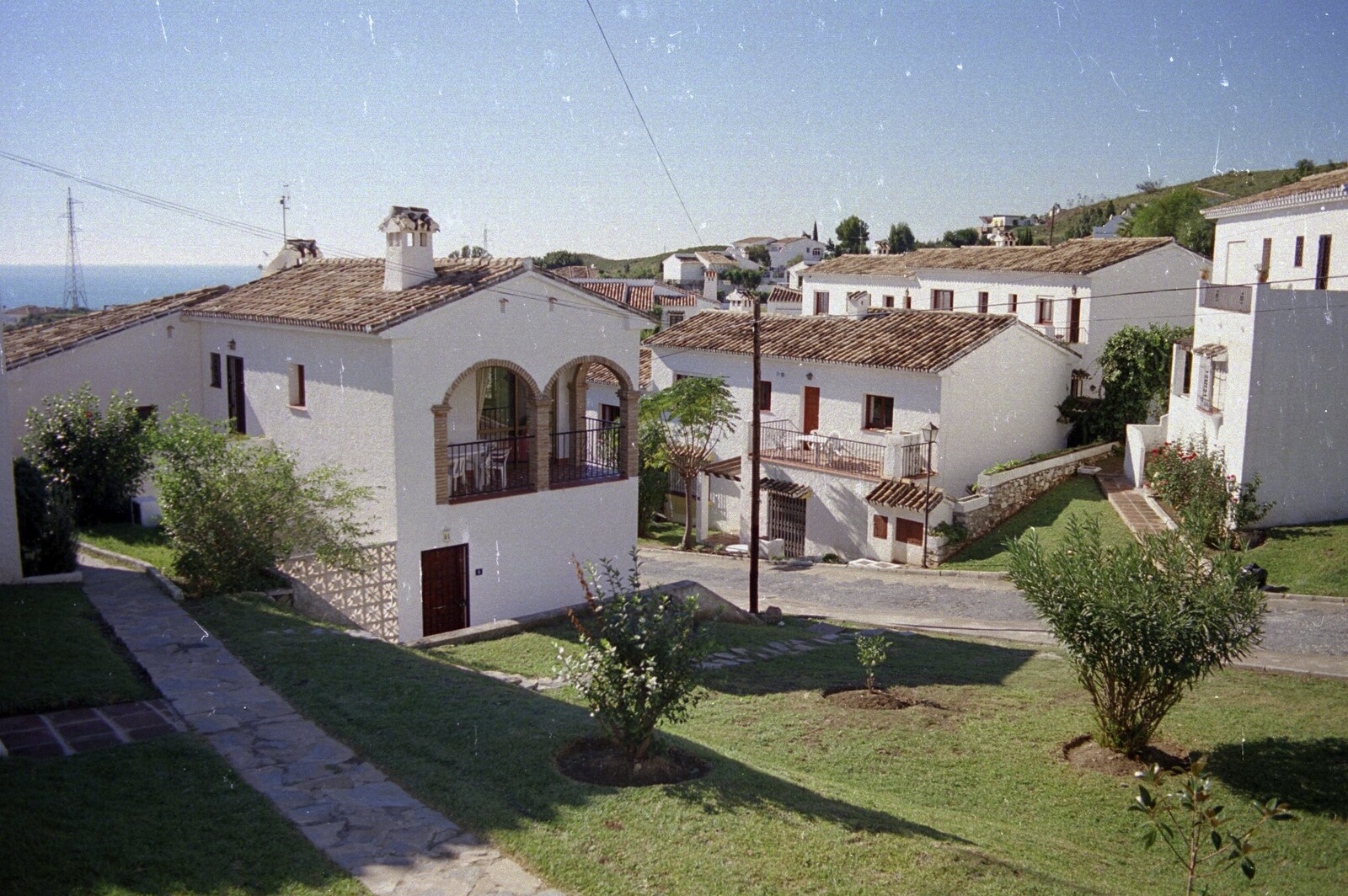 The apartments up the hill from The CISU Massive do Malaga, Spain - November 14th 1998