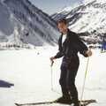 Sean poses - just don't mention the crossed skis, Skiing With Sean, Chamonix, Haute-Savoie, France - 15th March 1999