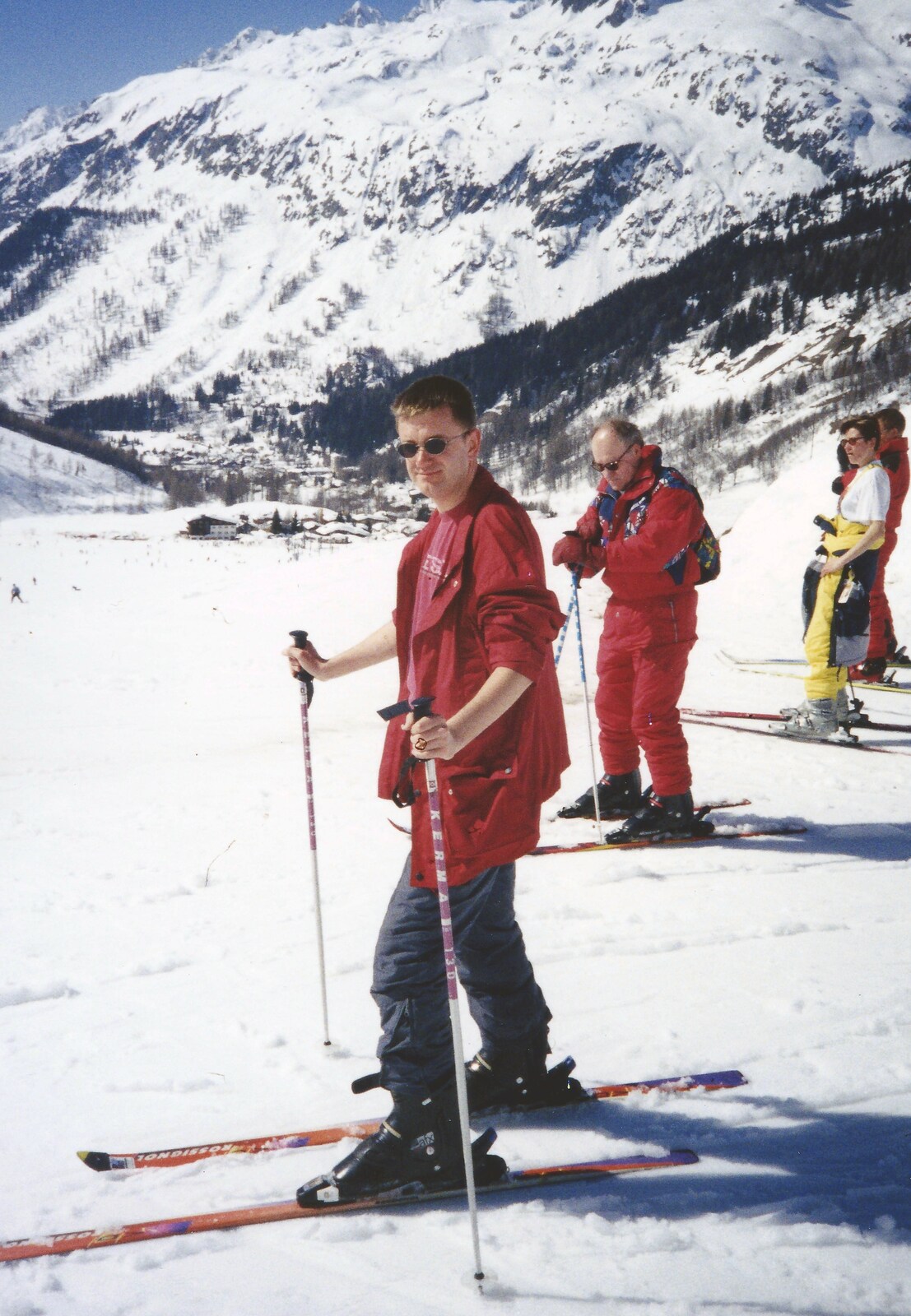 Ready for action from Skiing With Sean, Chamonix, Haute-Savoie, France - 15th March 1999