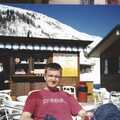 Outside a café, Skiing With Sean, Chamonix, Haute-Savoie, France - 15th March 1999