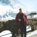 Nosher on a wall, Skiing With Sean, Chamonix, Haute-Savoie, France - 15th March 1999