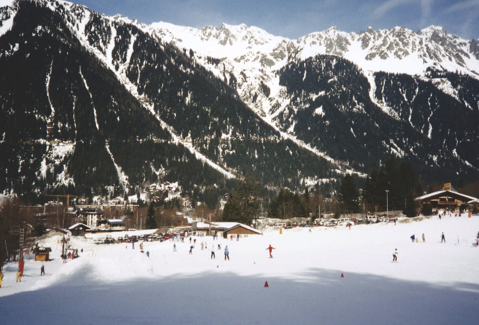 Skiing With Sean, Chamonix, Haute-Savoie, France - 15th March 1999: On the baby slopes of Les Planards