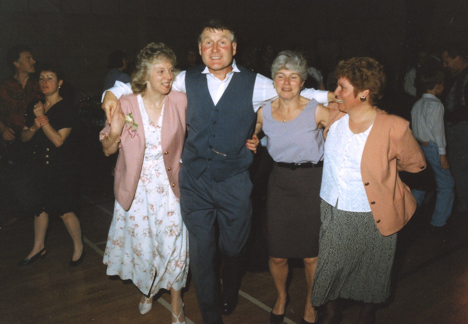 Jean, Bernie and Spammy from Debbie's Wedding, Suffolk - 12th June 1999