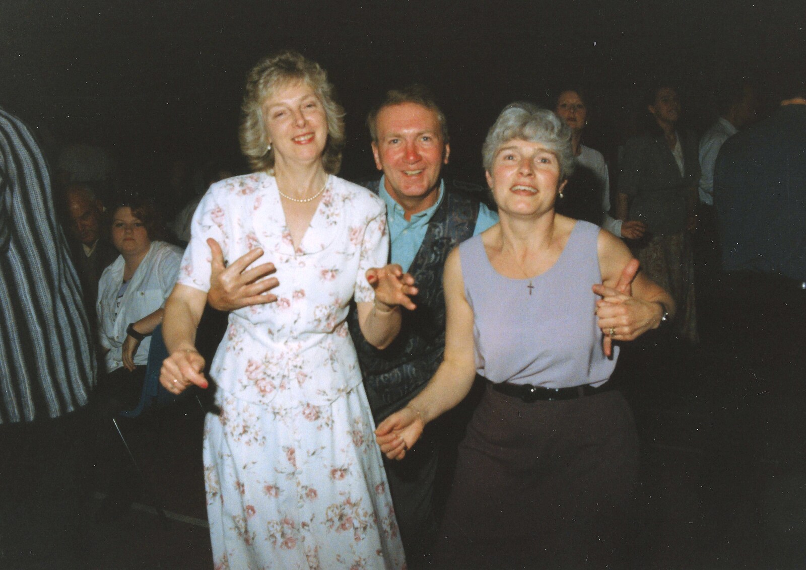Jean, John Willy and Spam from Debbie's Wedding, Suffolk - 12th June 1999