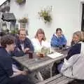 Outside the Royal Oak in Meavy, A Total Eclipse of the Sun, Hoo Meavy, Devon - 11th August 1999