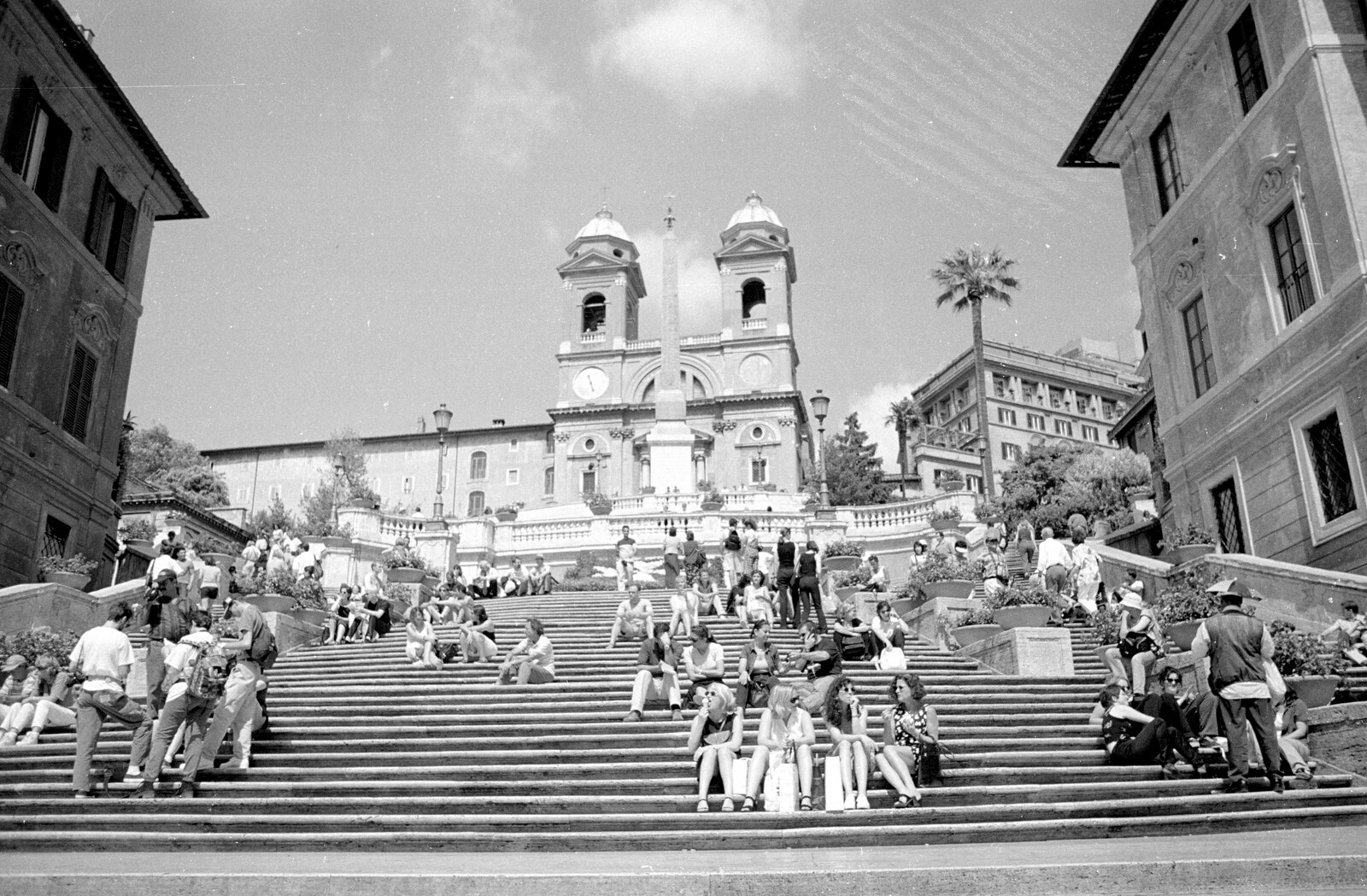Another view of the Spanish Steps from A Working Trip to Rome, Italy - 10th September 1999