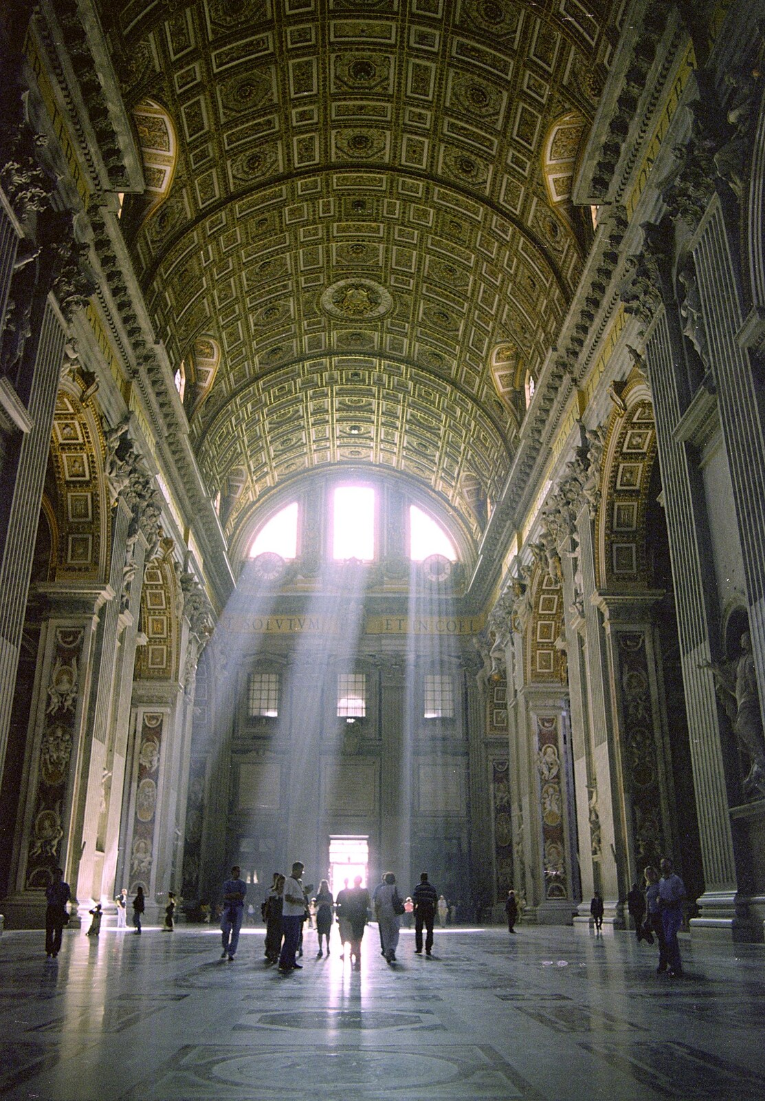 More shafts of light in St. Peter's from A Working Trip to Rome, Italy - 10th September 1999