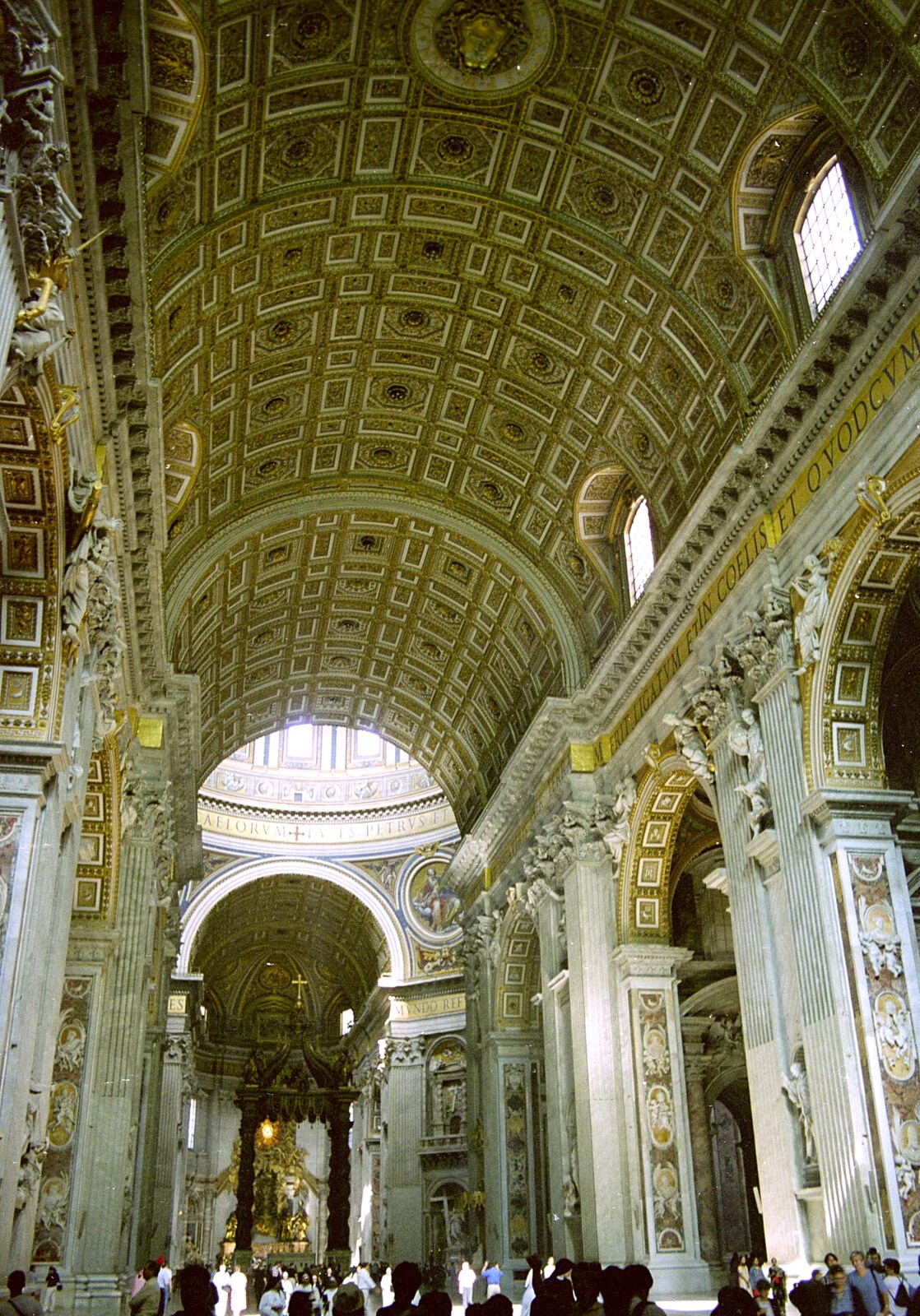 The nave of St Peter's from A Working Trip to Rome, Italy - 10th September 1999