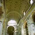 The nave of St Peter's, A Working Trip to Rome, Italy - 10th September 1999