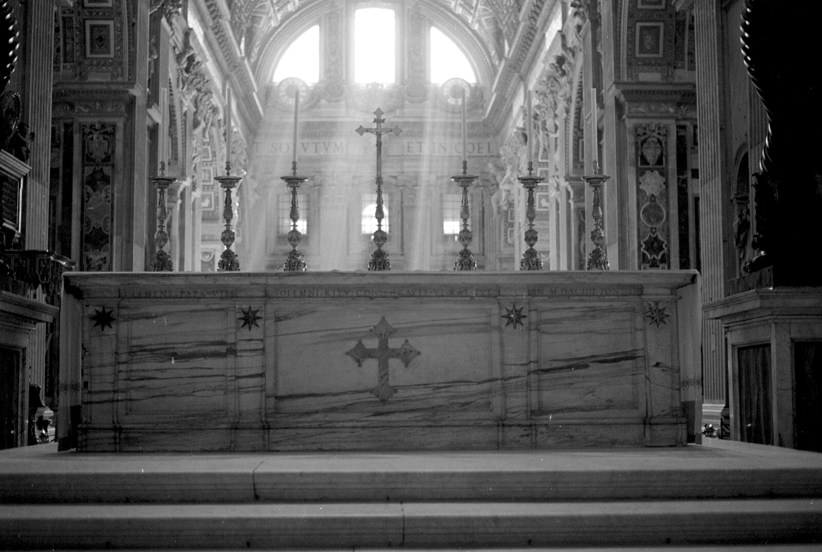 An altar from A Working Trip to Rome, Italy - 10th September 1999