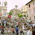 Crowds throng the Spanish Steps, A Working Trip to Rome, Italy - 10th September 1999