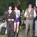 Jon Segger, right, in a tank top, "Dave's" CISU Fancy Dress Party, Finbar's Walk, Ipswich - 15th September 1999