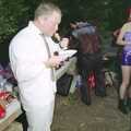 Mark Fox slurps chicken off a bone, "Dave's" CISU Fancy Dress Party, Finbar's Walk, Ipswich - 15th September 1999