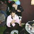 Paul Jay gets his hair shaved off, "Dave's" CISU Fancy Dress Party, Finbar's Walk, Ipswich - 15th September 1999