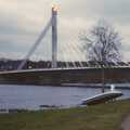 The bridge in Rovaniemi, A Trip to Rovaniemi and the Arctic Circle, Lapland, Finland - 28th November 1999