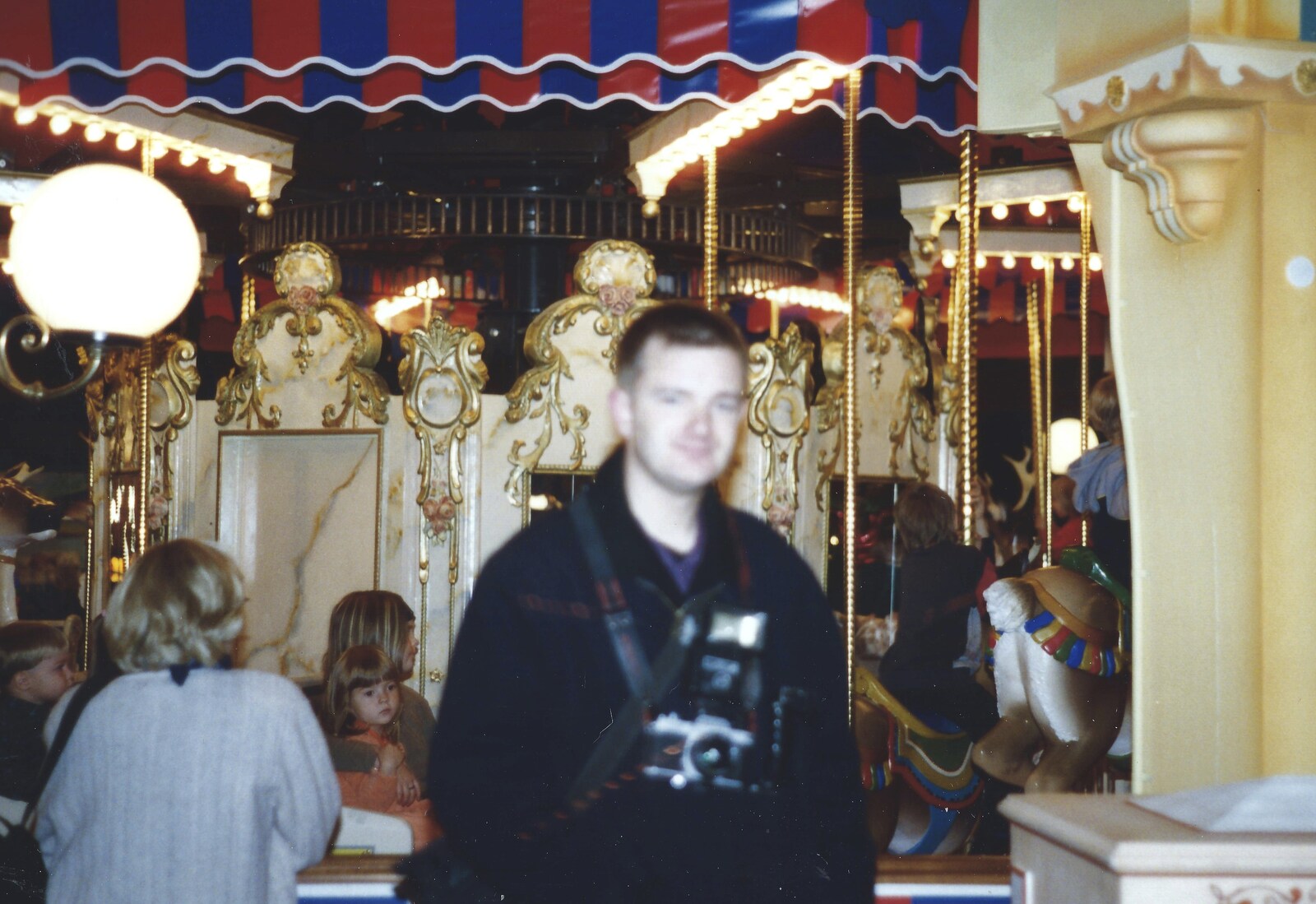 A blurry Nosher from A Trip to Rovaniemi and the Arctic Circle, Lapland, Finland - 28th November 1999