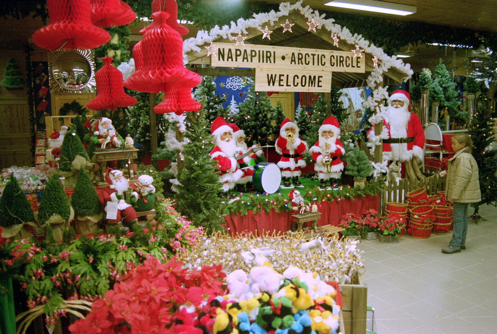 Mad Christmas stuff in Napapiiri from A Trip to Rovaniemi and the Arctic Circle, Lapland, Finland - 28th November 1999
