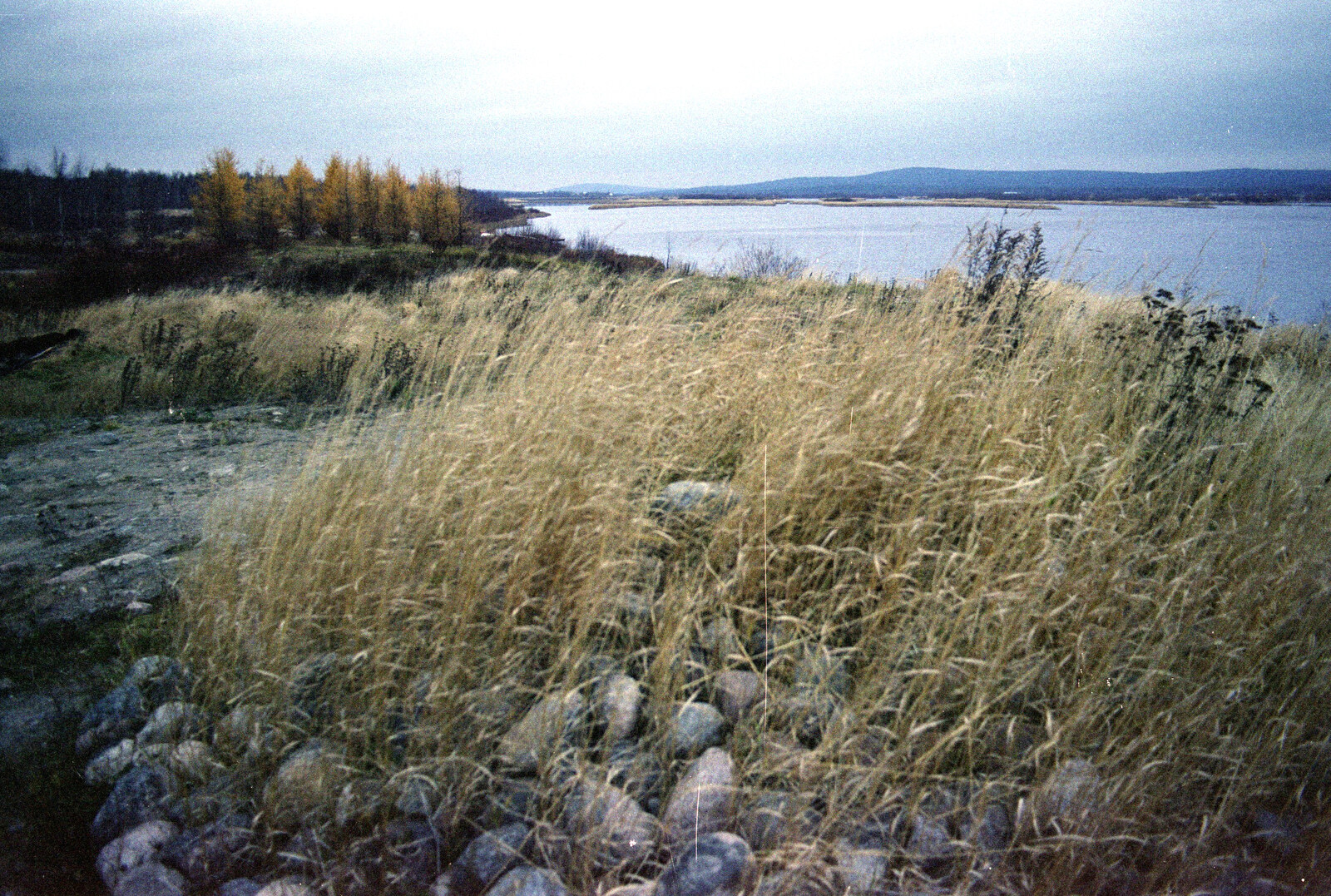 A Finnish lake scene from A Trip to Rovaniemi and the Arctic Circle, Lapland, Finland - 28th November 1999